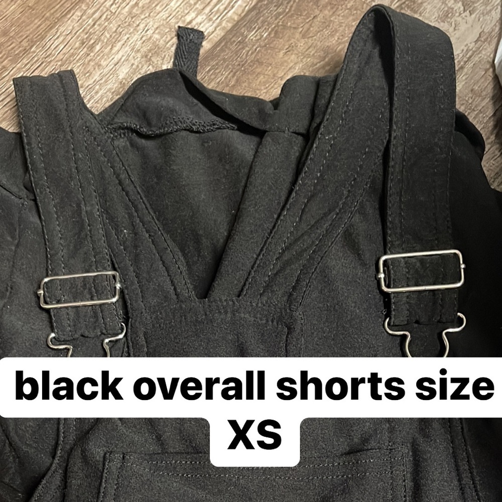 black overalls